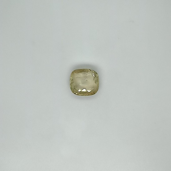 Yellow Sapphire (Pukhraj) 7.58 Ct Good quality Yellow Sapphire (Pukhraj) 7.58 Ct Good quality